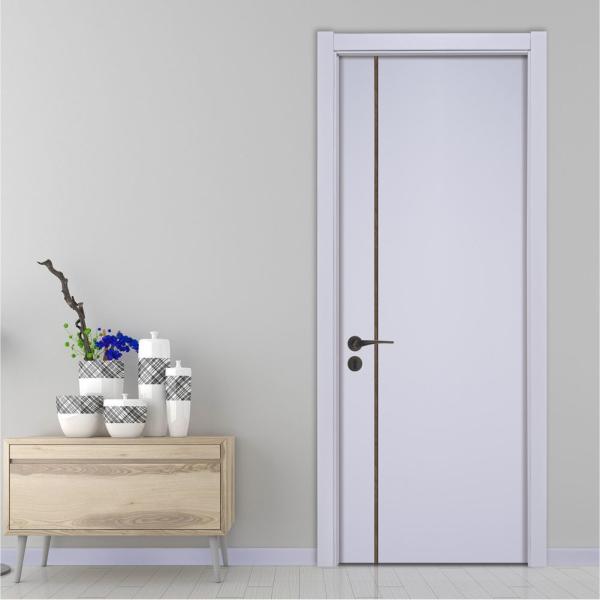 45mm Thick Modern Fireproof Wood Doors 2 Hour Fire Rated Wood Door