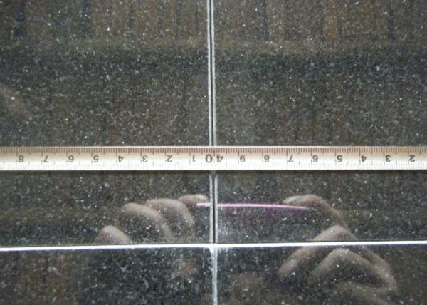 Brushed Surface Black Granite Natural Stone Tile For Exterior Flooring