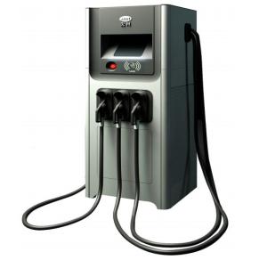 Estação de carregamento comercial 60kW da C.C. do TUV EV CCS CHAdeMo 9" tela t