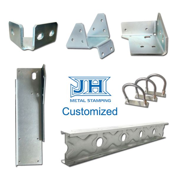 Cold Rolled Steel Metal Stamping Parts Fabrication with Zinc Plating