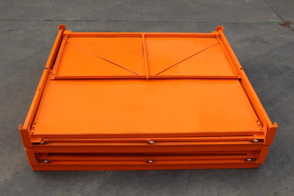 Foldable 2T Electro Zinc Plated Collapsible Metal Cage