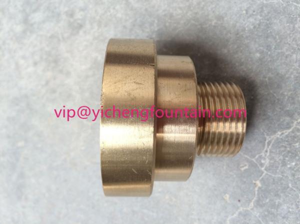 Adjustable Dry Straight Spray Water Fountain Nozzles Brass Material DN25 Connection