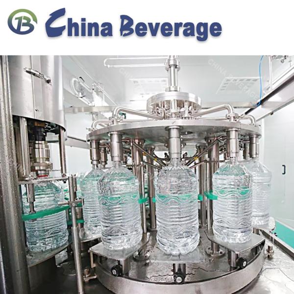 Automatic 5 Gallon Water Bottle Filling Machine Mineral Water Barrel Monoblock Line