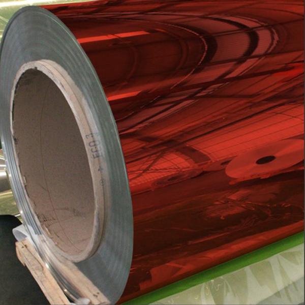 Red Color Coated Aluminum Coil Steel Prepainted Aluminum Coil Cold Rolled Printed