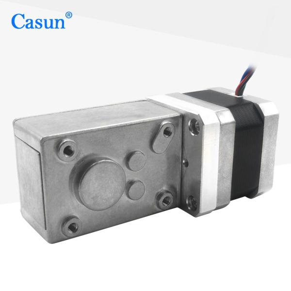 Casun Nema 17 Hybrid Stepper Motor with Worm gear reducer 270mN.m 2.93V 36/1 Ratio