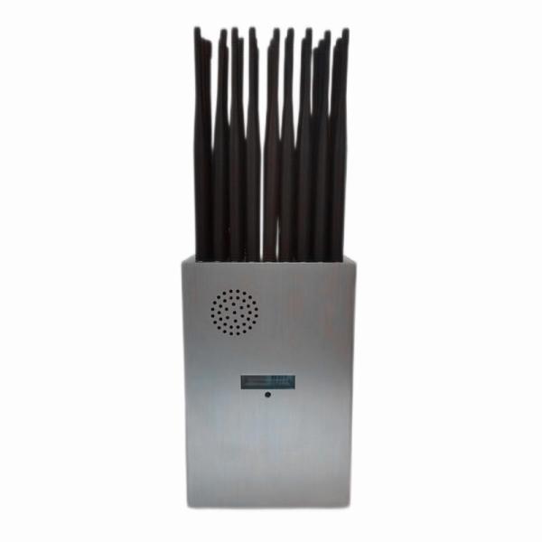 Jammer portátil do sinal do VHF 12000mAh 18W da frequência ultraelevada de WIFI GPS
