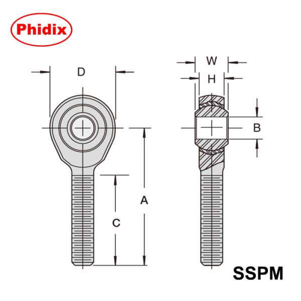 SSPM/SSPF Series Stainless Steel Rod Ends: Self-Lubricating, Corrosion-Resistant Design for Heavy-Duty Industrial Motion Control
