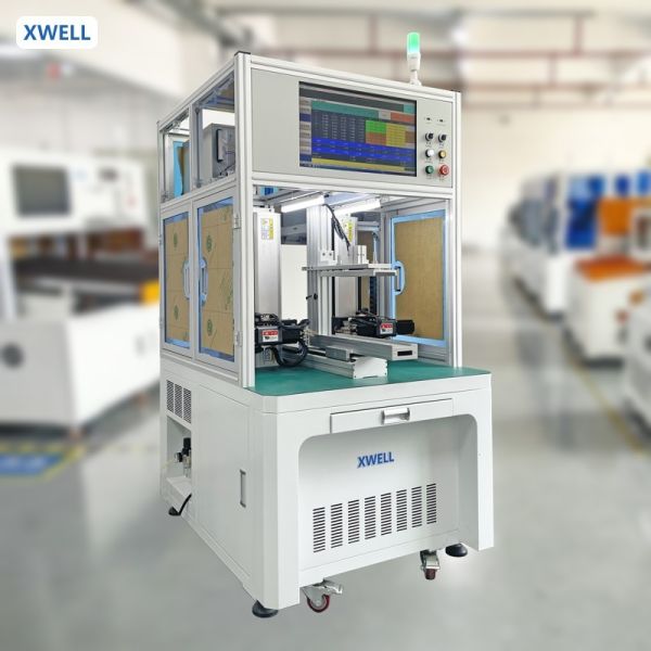 XW-ADW Automatic Double Side Battery Spot Welding Machine 5000A Servo Motor PC Control 500x400mm Range