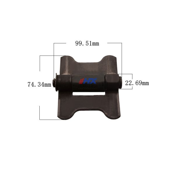 Truck Trailer Accessories Plastic Hinge with Cast Iron Butterfly Body Door Hinge