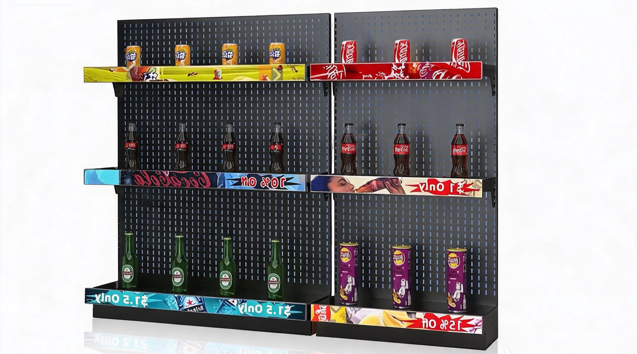 COB Shelf LED Display Impact Resistant Shockproof Moisture Proof Waterproof Dustproof
