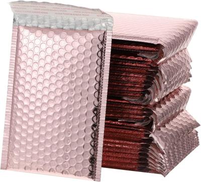 CTCX Hot Pink Plymor Bubble Mailer Shipping Plastic Mailer Bag Padded Envelopes Holographic Metallic Bubble Packages