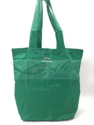 Convenient Personalised Folding Shopping Bags / Fold Up Nylon Tote Bags