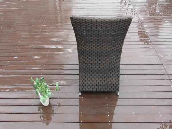 Rattan Conservatory Furniture , Bistro / Kitchen Dining Table Set