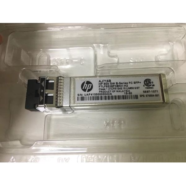 B-серии FC SFP+ SW модуля 8Gb приемопередатчика HP HP FTLF8528P3BNV-H2 оптически