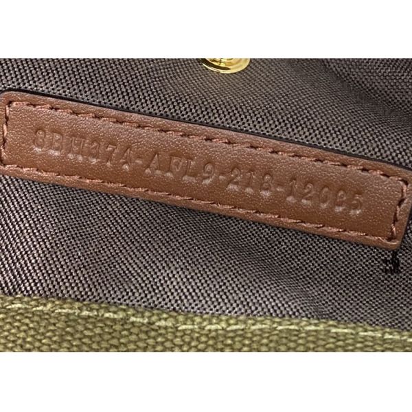 Capsule Series F Letters 3D Effect Large Green Tote Bag Psychedelic Style