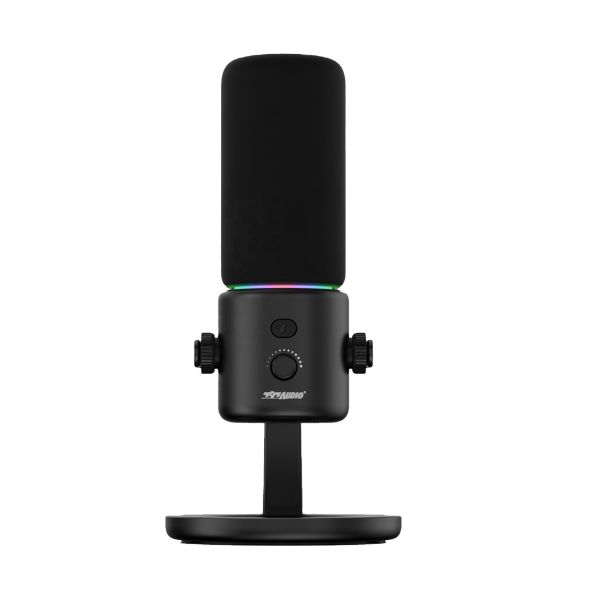 797AUDIO D502 USB C Gaming Microphone for PC Computer With RGB lighting High Quality Interview Recording Mic