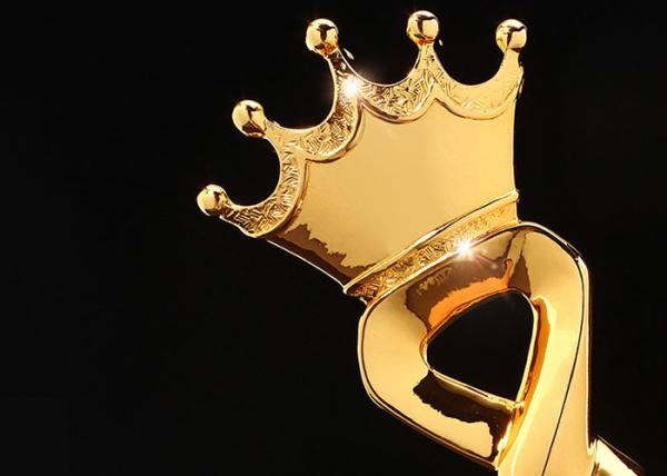 troféu de Polyresin da altura de 32cm com a coroa no tamanho & na cor feitos sob encomenda superiores disponíveis