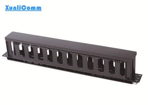 12 Port 19 Rack Cable Management Black Anodized Light Weight Easy Removal