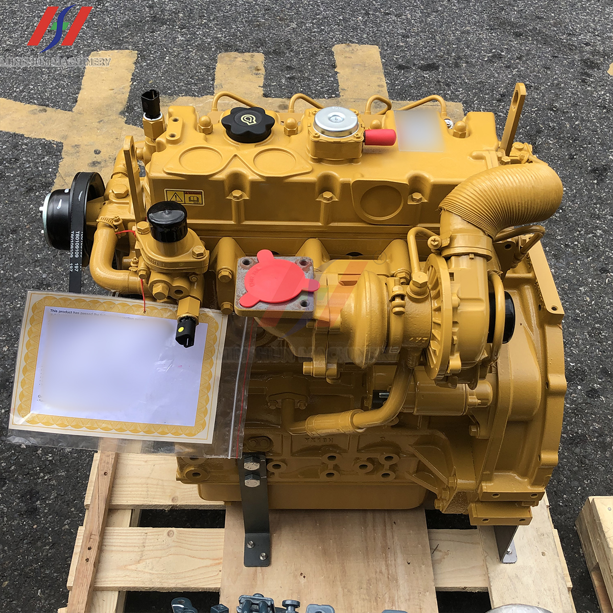 404D-22T 4-cylinder Turbo Diesel Engine 2800rpm 44.7kw Mini Excavators Spare Parts For Perkins
