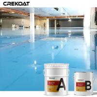 Le dissolvant à haute brillance de revêtement époxyde industriel de plancher de GV a basé la peinture de plancher