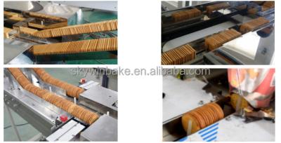 304SS Cream Sandwich Biscuit Machine 300-600pcs / Min Speed 12kw
