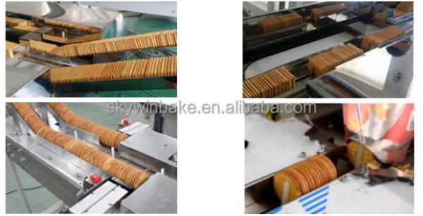 304SS Cream Sandwich Biscuit Machine 300-600pcs / Min Speed 12kw