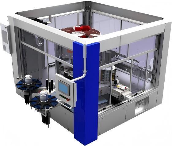 FDA 100W 110V-240V OPP Hot Melt Labeling Machine Customized