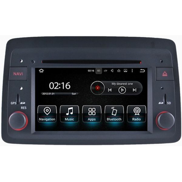 Ouchuangbo auto radio gps stereo biuetooth for Fiat Panda (2004 onward) With USB WIFI 1080 video Android 9.0