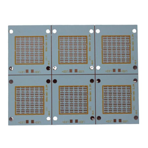 2 Layer Custom Copper LED PCB for Car Lighting with 1-3oz Copper Thickness and 0.8-1.6mm Board Thickness