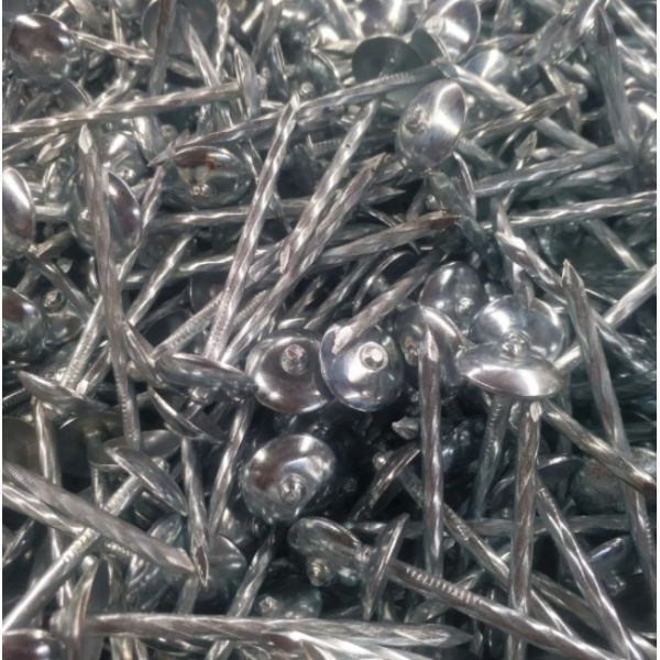 Кольцевая раковина горячее оцинкованные крышные гвозди 2,5 