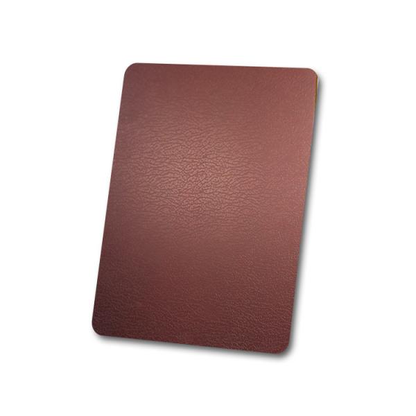 Red Color Embossed Stainless Steel Sheet Inoxidable Anti Corrosion
