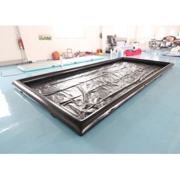 Air Sealed Portable 6x3m Inflatable Wash Mats For Car Washing