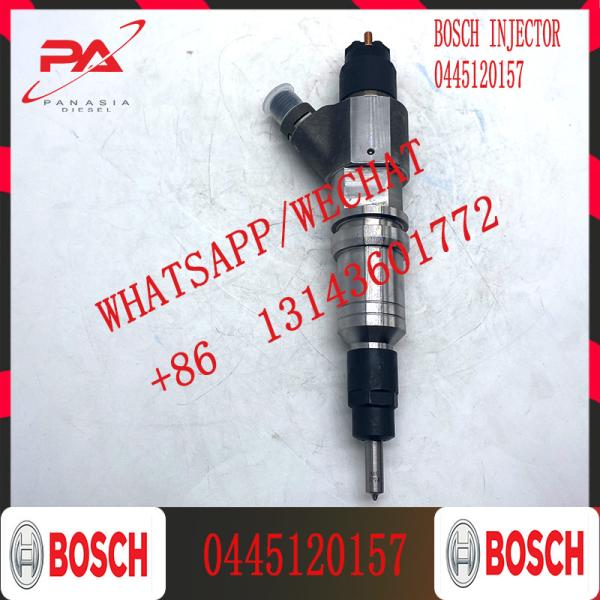 Inyector de combustible Cursor 9 diésel de alta calidad y buen precio 0445120157 para sistema de combustible Bosch