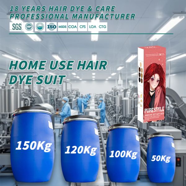 Factory Price  Permanent Home Hair Dye Ammonia Free Hair Color Kit Wholesale from Reliable Hair Dye Factory