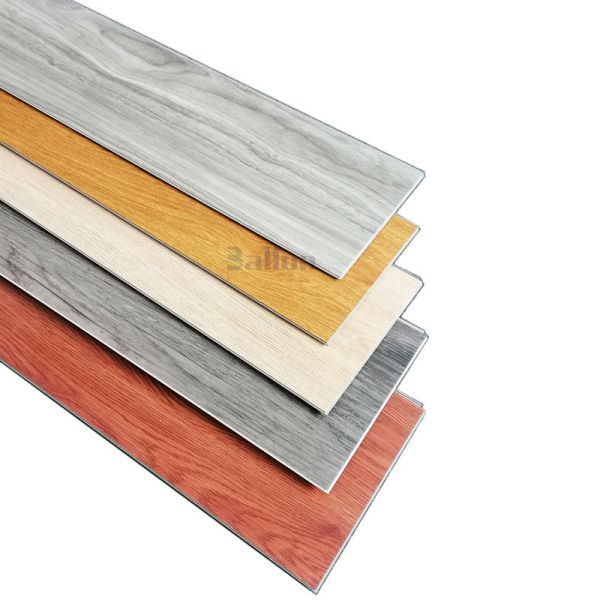 モダンデザイン 室内 木材 プラスティック ストーン SPC 床 厚い ビニール 板 床タイル