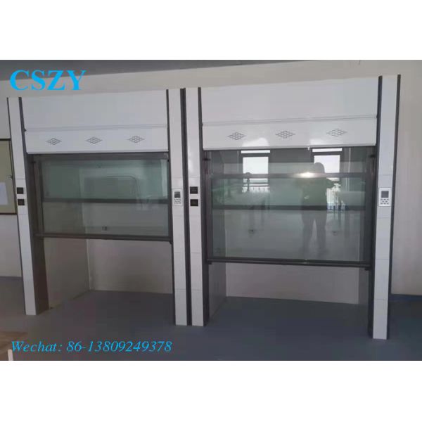 Walk In Laboratory Fume Hood , White Modular Laboratory Furniture