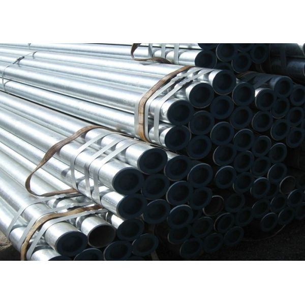 Building Materials Seamless Galvanized Pipe 1.0mm - 10mm Wall Thickness
