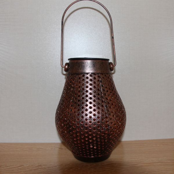 Iron Hollow 12.5x17cm LED Solar Hanging Lights