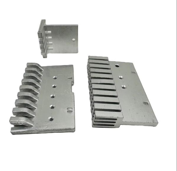 Zinc Plated CNC Aluminum Heatsink Profile Custom For Motor Display