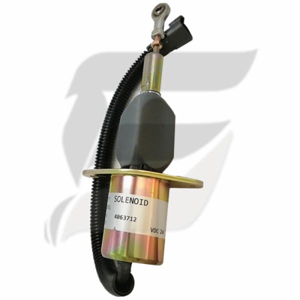 4063712 6734-81-9141 24V Flameout Fuel Stop Solenoid For Komatsu PC300-7 PC360-7 Excavator