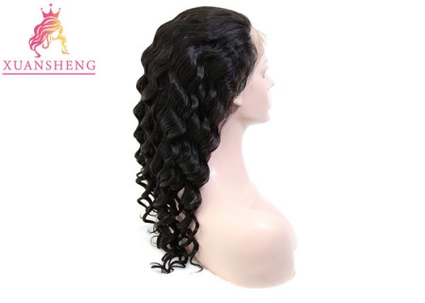 100% Transparents Full Lace Human Wigs Loose Wave Hair Cuticle Aligned