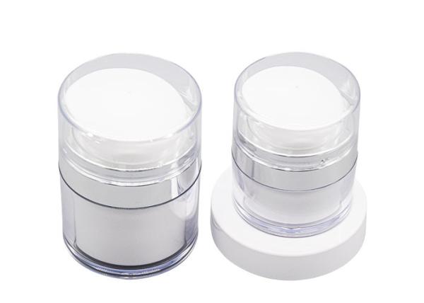 UKA46 frasco de creme sem ar recarregável garrafa de creme acrílico 15 g 30 g 50 g para embalagens de cuidados pessoais da pele