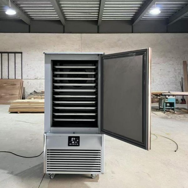 Gelato Seafood Blast Freezer Short Blast Deep Freezer Machine 10 Layers