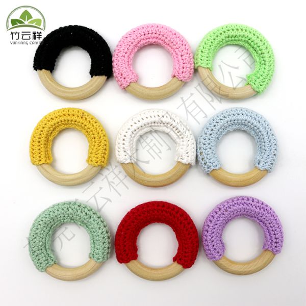 Wooden Rings for Crafts, Macrame Rings, Wood Teething Ring