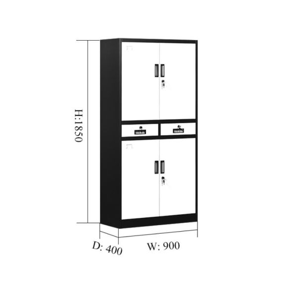 Кухонные шкафы офиса металла кухонного шкафа офиса инструментов мастерской стальные электростатические покрывая