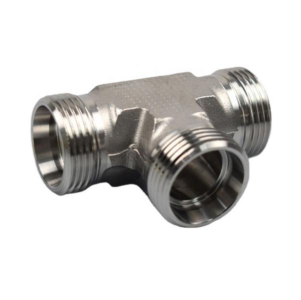Dia 4mm To 38mm JIS SS Pipe Fittings Three Way Elbow Connector ODM OEM