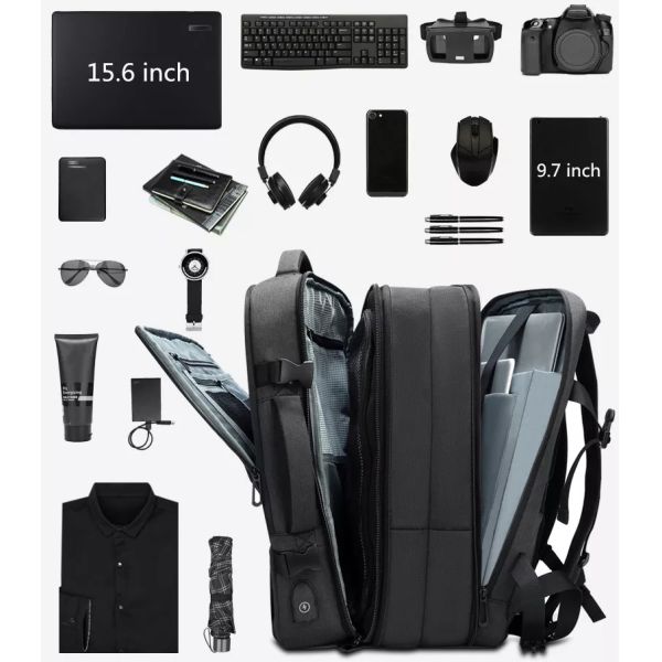 Течебезопасное рюкзака дела ноутбука Оксфорда случайное многофункциональное