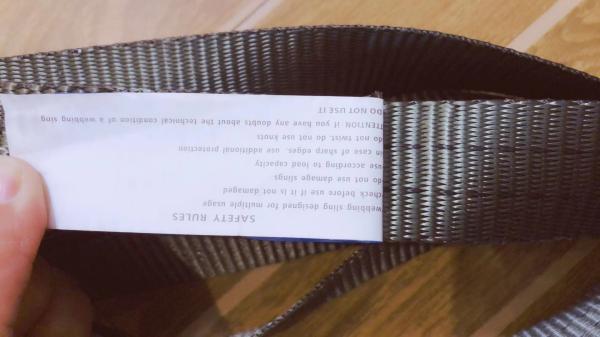 Oxidation Resistant Polyester Lifting Belt For Steel Plant Lifting Work