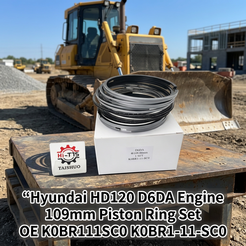 Excavator Engine Parts 109mm D6DA Piston Ring Set For Hyundai HD120 Truck OE
