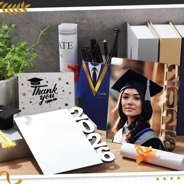 Custom 2026 Photo Frame Sublimation MDF Photo Frame Personalized Graduation Picture Frames